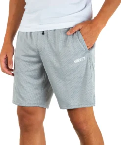 Hurley Men's Explore Trails 19" Mesh Shorts For Men Light Smoke Grey -Deals The Tropi Trend Store unnamed file 657