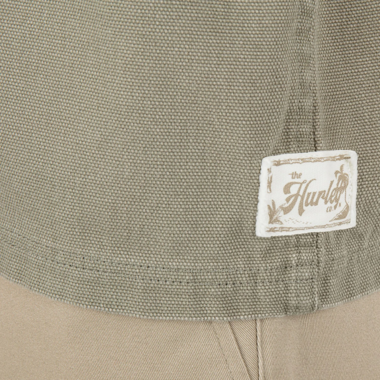 Hurley Men's Bixby Canvas Long Sleeve Shirt For Men Army 6 Hurley Men's Bixby Canvas Long Sleeve Shirt For Men Army - Image 4