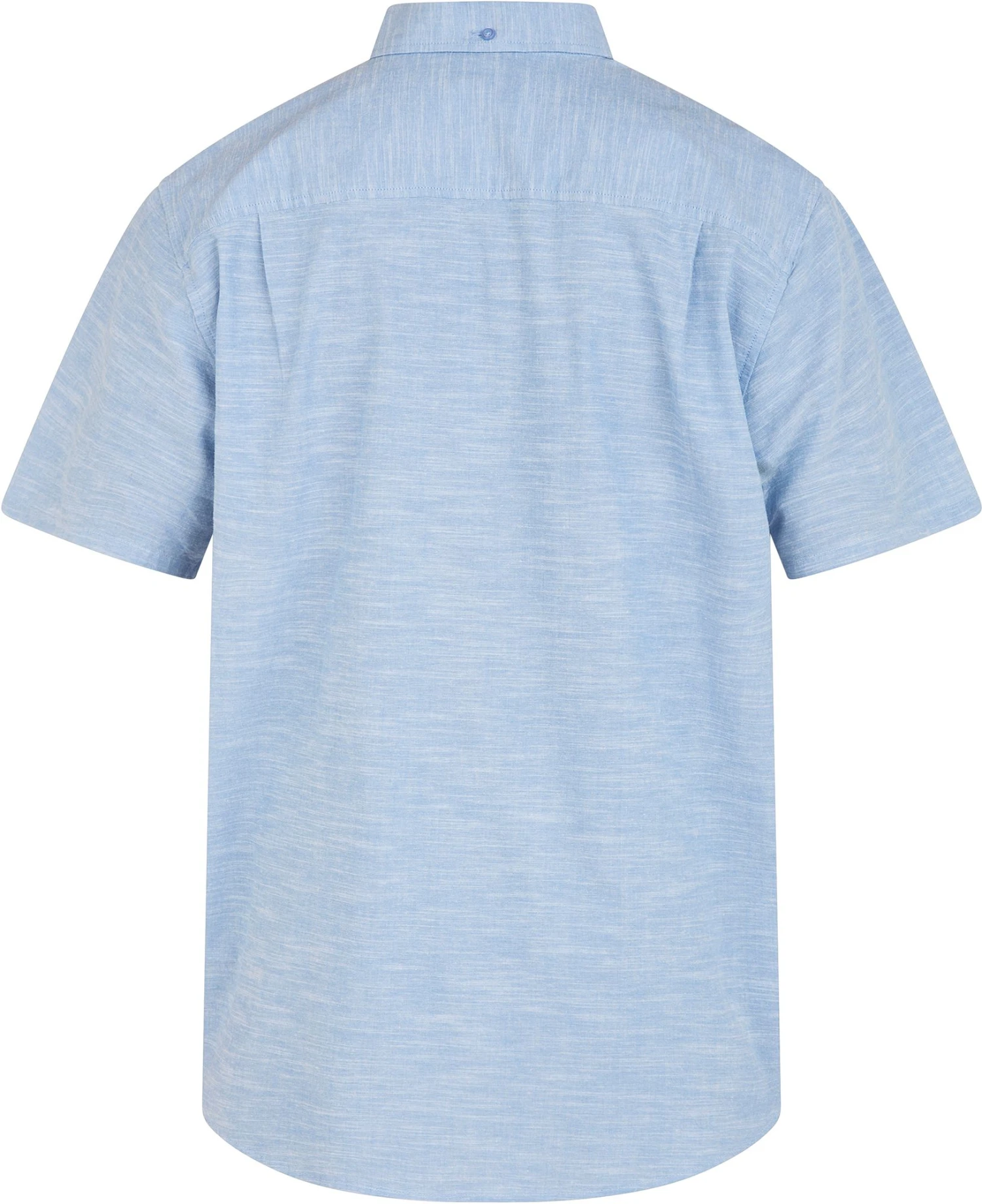 Hurley Men's One & Only Stretch Short Sleeve Shirt For Men Blue Oxford 8 Hurley Men's One & Only Stretch Short Sleeve Shirt For Men Blue Oxford - Image 6