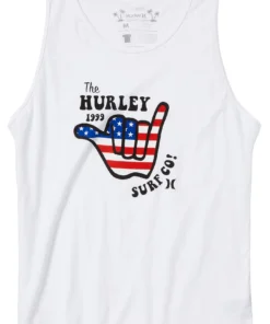 Hurley Men's Everyday Washed Shaka Stripes Tank For Men White -Deals The Tropi Trend Store unnamed file 691