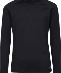 Hurley Boys' H20-Dri Compression Long Sleeve Shirt For Boys' Black