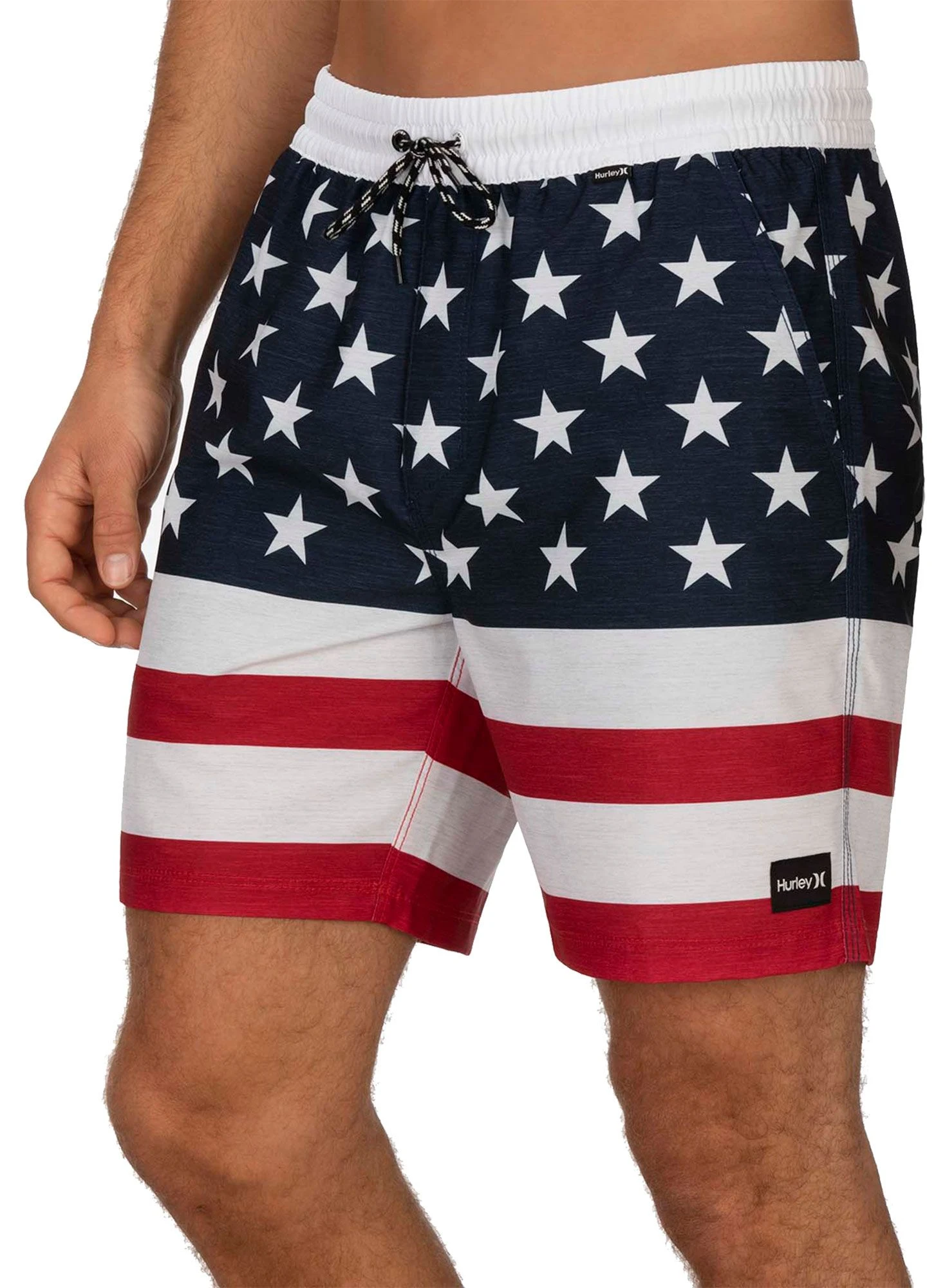 Hurley Men's Patriot Volley 18" Board Shorts For Men Gym Red 3 Hurley Men's Patriot Volley 18" Board Shorts For Men Gym Red