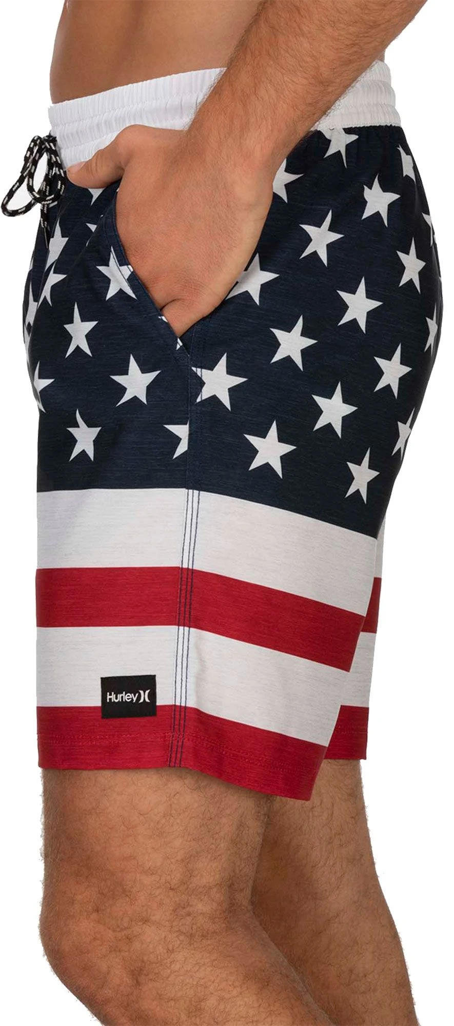Hurley Men's Patriot Volley 18" Board Shorts For Men Gym Red 5 Hurley Men's Patriot Volley 18" Board Shorts For Men Gym Red - Image 3