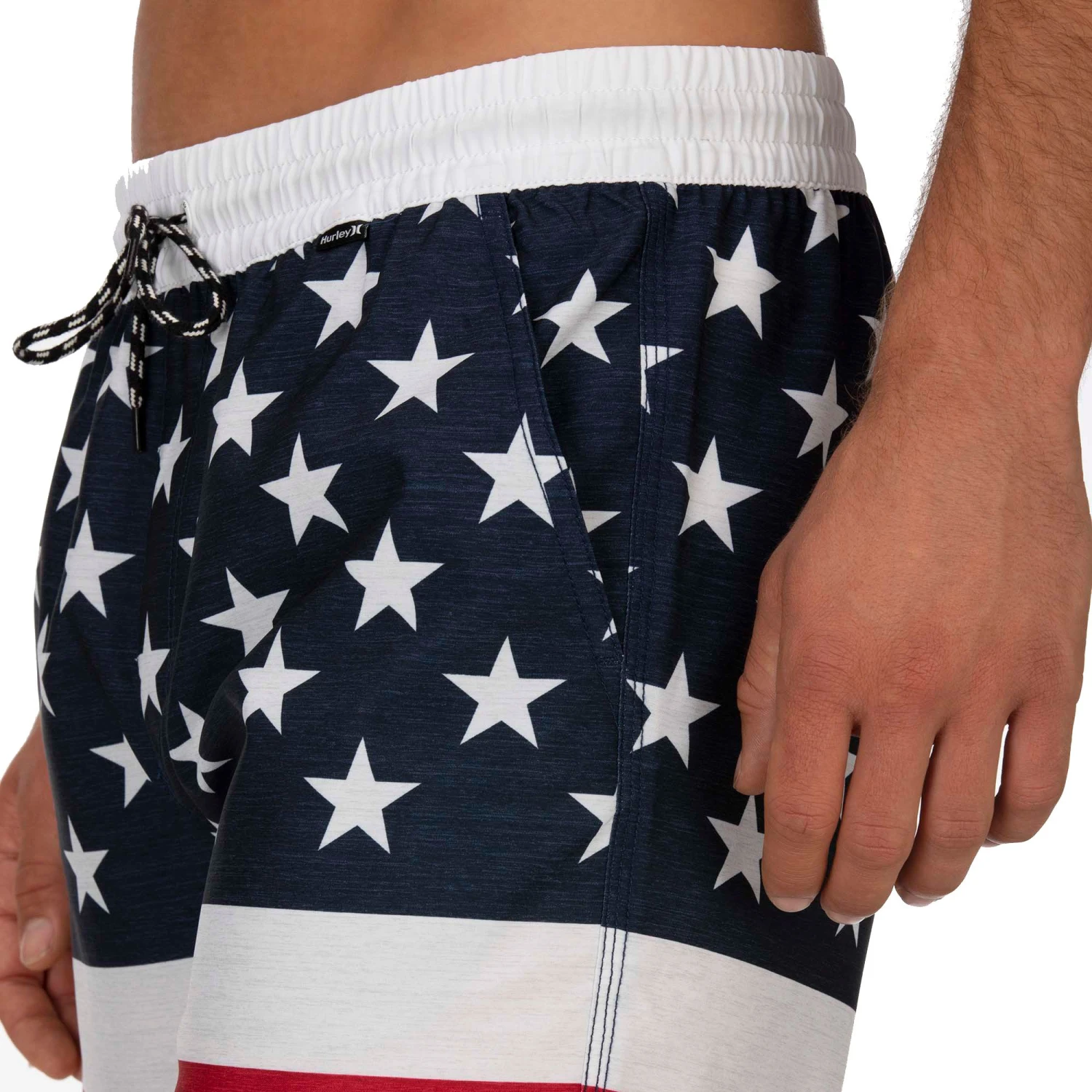 Hurley Men's Patriot Volley 18" Board Shorts For Men Gym Red 7 Hurley Men's Patriot Volley 18" Board Shorts For Men Gym Red - Image 5