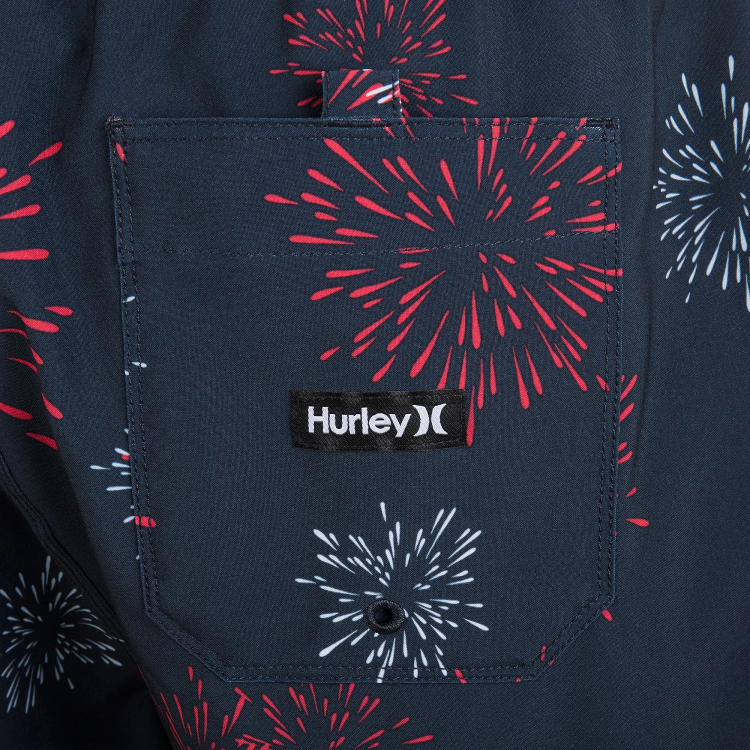 Hurley Men's Fireworks 17" Volley Swim Trunks For Men Gym Red 6 Hurley Men's Fireworks 17" Volley Swim Trunks For Men Gym Red - Image 4