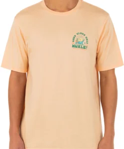 Hurley Men's Everyday Washed Vacation Short Sleeve T-Shirt For Men White