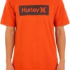 Hurley Men's One And Only Boxed Texture T-Shirt For Men Black