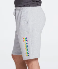Hurley Men's One And Only Pride Fleece Shorts For Men Black -Deals The Tropi Trend Store unnamed file 764