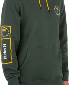 Hurley Men's Icon Palm Summer Pullover Hoodie For Men Galactic Jade -Deals The Tropi Trend Store unnamed file 77