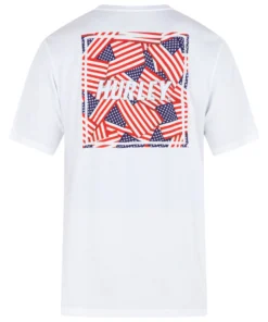 Hurley Men's Everyday Washed Four Corners T-Shirt For Men White -Deals The Tropi Trend Store unnamed file 784