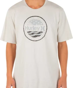 Hurley Men's One & Only America Graphic T-Shirt For Men Light Bone
