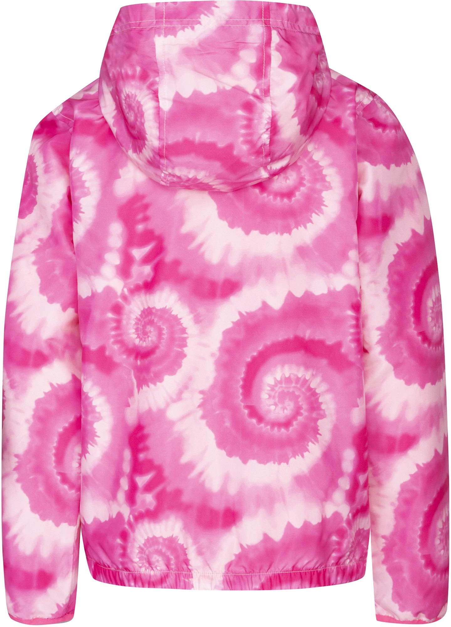 Hurley Boys' Core Printed Windbreaker Jacket For Girls' Hyper Pink 3 Hurley Boys' Core Printed Windbreaker Jacket For Girls' Hyper Pink - Image 2