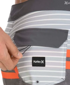 Hurley Men's Phantom Aloha Stripe Board Shorts For Men Dark Grey -Deals The Tropi Trend Store unnamed file 804