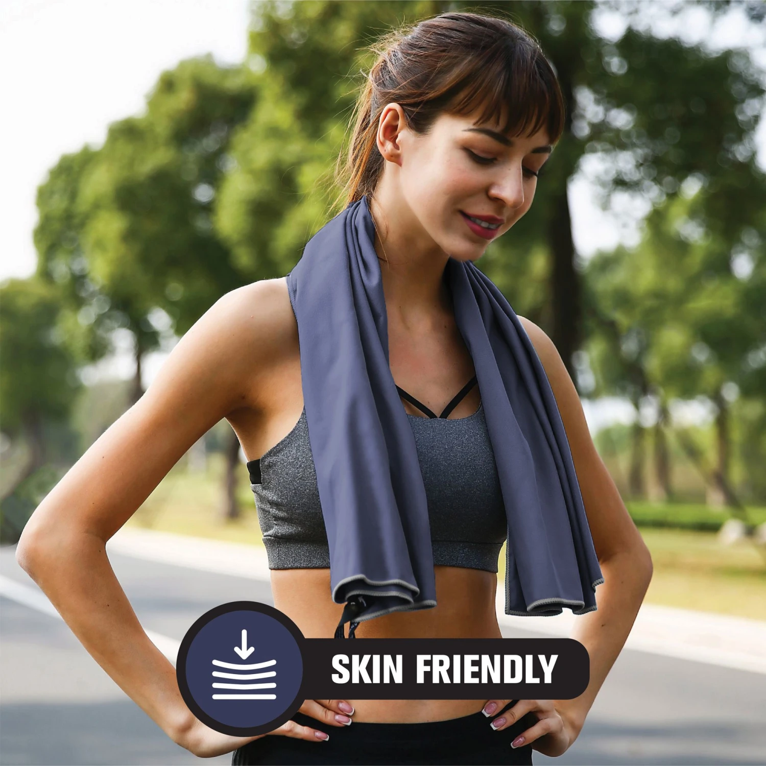 Hurley 30" X 60" Solid Microfiber Towel For Unisex 6 Hurley 30" X 60" Solid Microfiber Towel For Unisex - Image 5