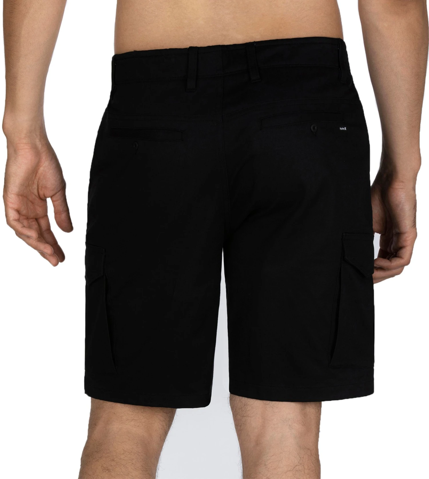 Hurley Men's One & Only 20" Cargo Shorts For Men Black 4 Hurley Men's One & Only 20" Cargo Shorts For Men Black - Image 2