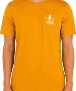 Hurley Men's Everyday Explore Humanoid Short Sleeve T-Shirt For Men Khaki