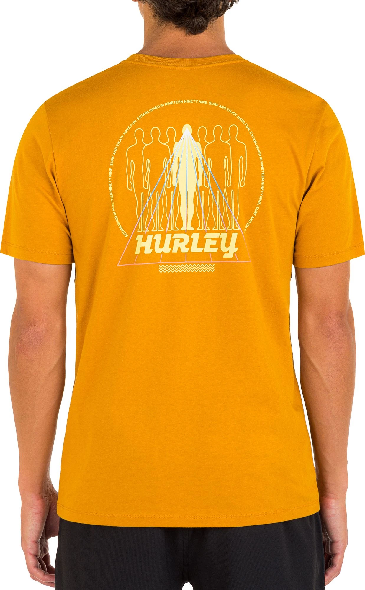 Hurley Men's Everyday Explore Humanoid Short Sleeve T-Shirt For Men Khaki 4 Hurley Men's Everyday Explore Humanoid Short Sleeve T-Shirt For Men Khaki - Image 2