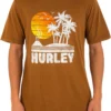 Hurley Men's Everyday Washed Iwa Island T-Shirt For Men White