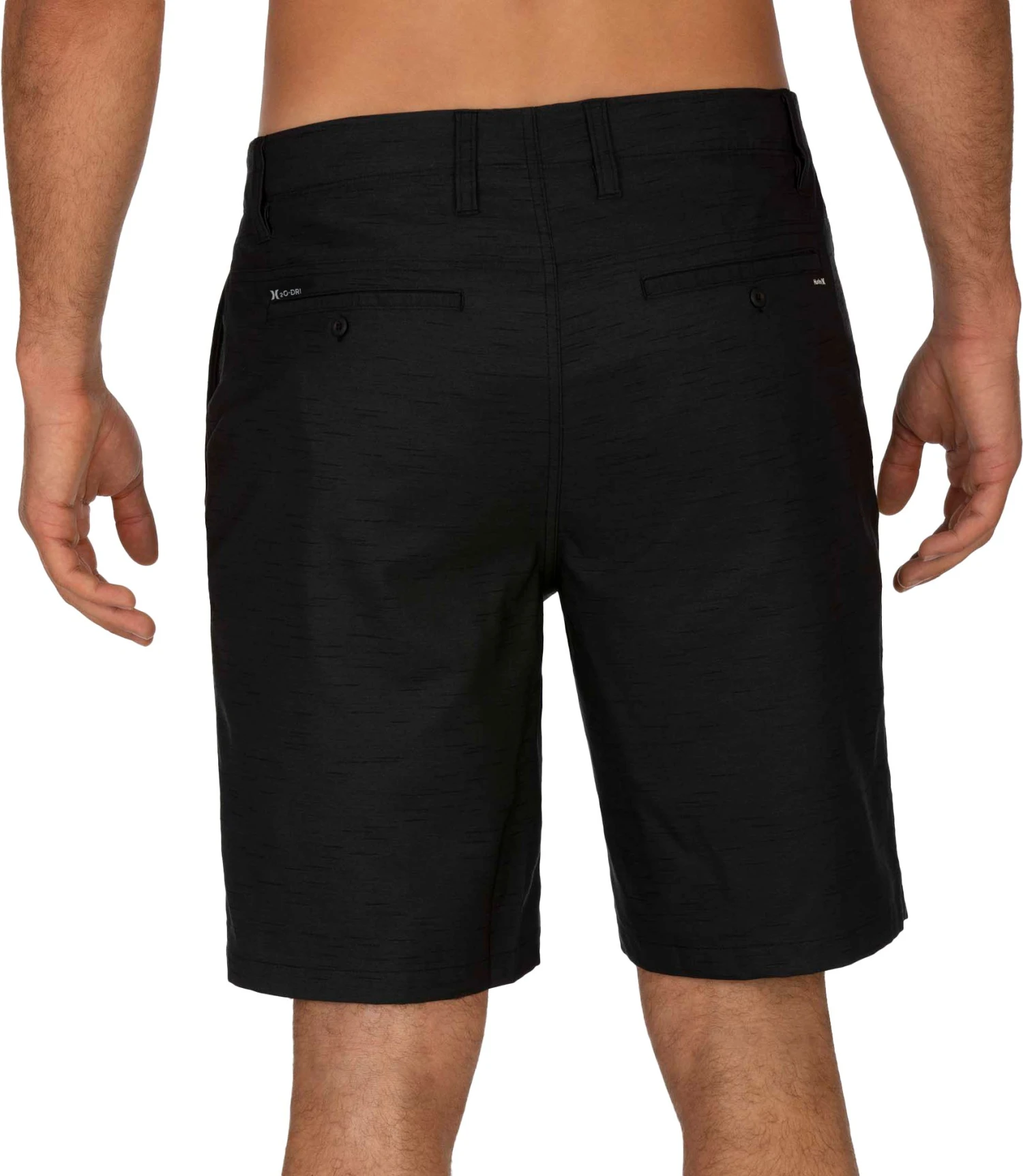Hurley Men's H2O-Dri Marwick 18" Walk Shorts For Men Black Heather 4 Hurley Men's H2O-Dri Marwick 18" Walk Shorts For Men Black Heather - Image 2