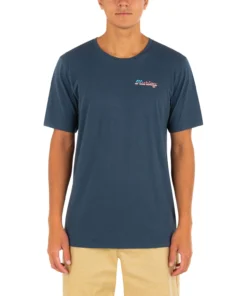 Hurley Men's Everyday Washed Shaka Flag T-Shirt For Men White