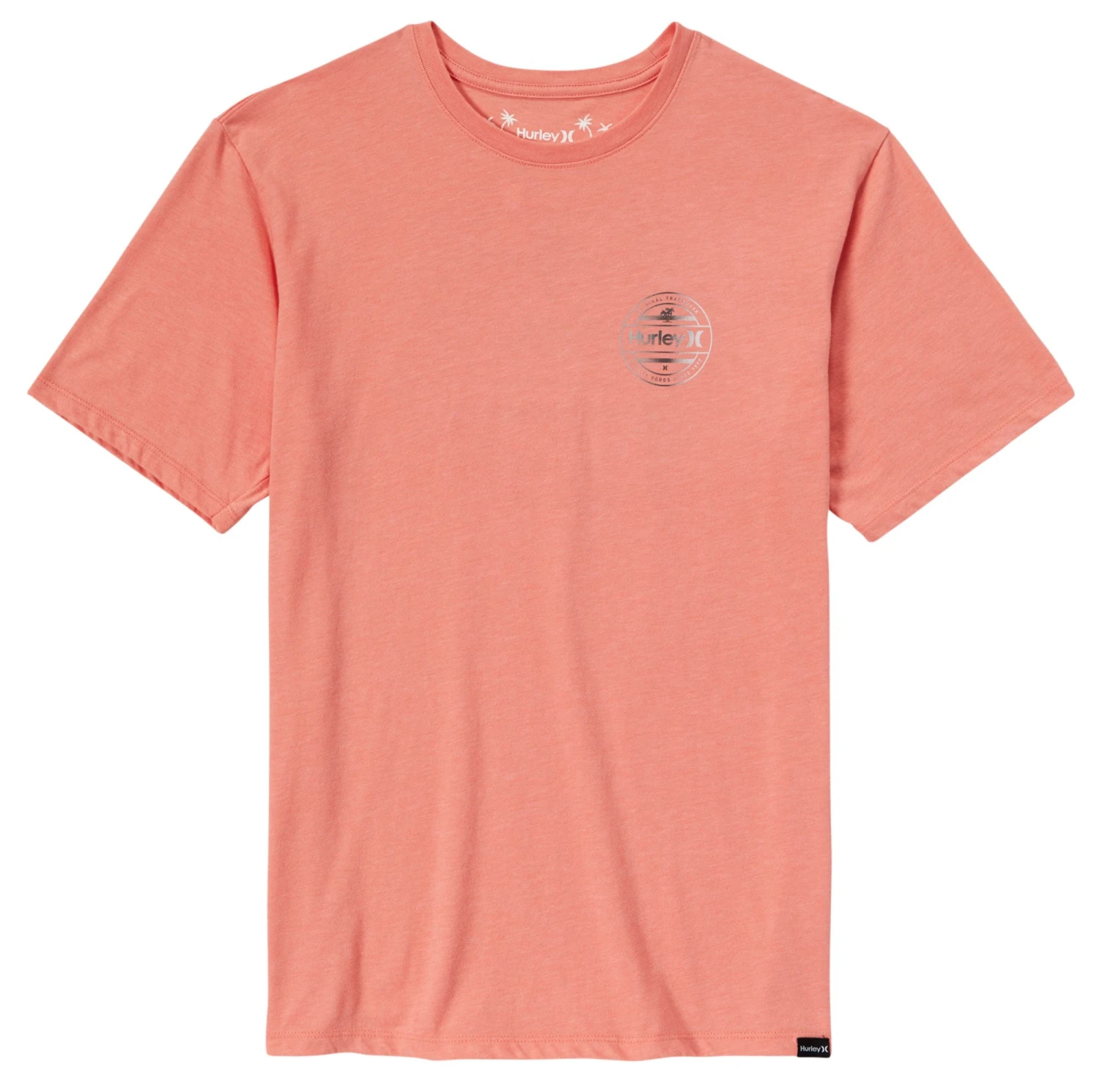 Hurley Men's Liner Strike Short Sleeve Graphic T-Shirt For Men Obsidian 4 Hurley Men's Liner Strike Short Sleeve Graphic T-Shirt For Men Obsidian - Image 2