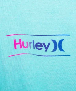 Hurley Men's One & Only Slashed Graphic T-Shirt For Men Aurora Green Heather -Deals The Tropi Trend Store unnamed file 844