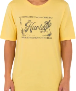 Hurley Men's Everyday Washed Vintage Short Sleeve T-Shirt For Men Btr Sauce