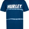 Hurley Boys' Short Sleeve Tie Dye Graphic T-Shirt For Boys' Valerian Blue