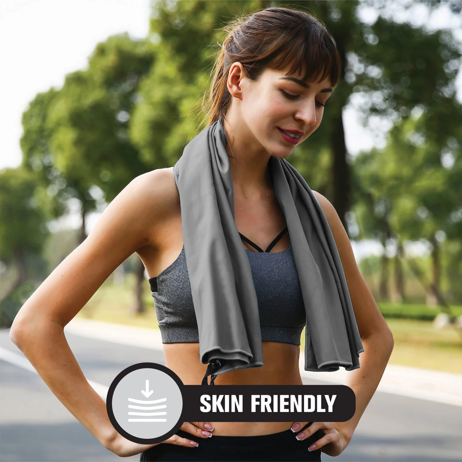 Hurley 30" X 60" Solid Microfiber Towel For Unisex 7 Hurley 30" X 60" Solid Microfiber Towel For Unisex - Image 5