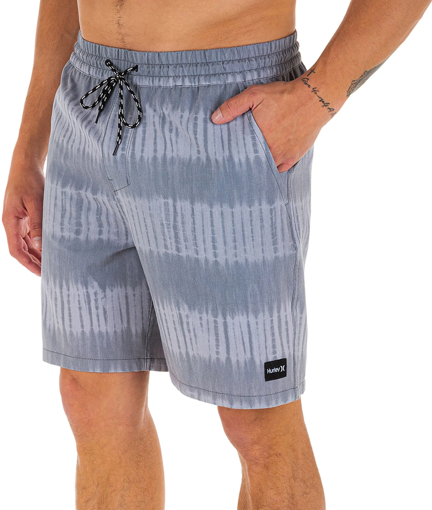 Hurley Men's Phantom Naturals Volley 18" Walkshorts For Men Black 5 Hurley Men's Phantom Naturals Volley 18" Walkshorts For Men Black - Image 3