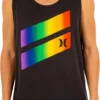 Hurley Men's Pride Icon Slash Tank Top For Men Black -Deals The Tropi Trend Store unnamed file 881