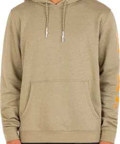 Hurley Men's Explore Ranger Fleece Pullover Hoodie For Men Khaki