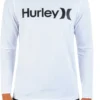 Hurley Men's One & Only Hybrid Long Sleeve T-Shirt For Men White