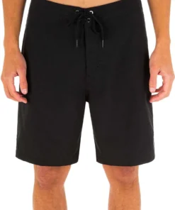 Hurley Men's One & Only Solid 20" Board Shorts For Men Black