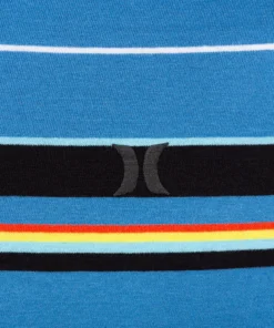 Hurley Men's Everyday Del Mar Stripe Short Sleeve Shirt For Men Rift Blue -Deals The Tropi Trend Store unnamed file 918