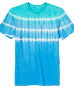 Men's Hurley Everyday Washed Tracker Short Sleeve Graphic T-Shirt For Men Blue Glaze
