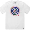 Hurley Men's Chicago Cubs Blue Graphic T-Shirt For Men