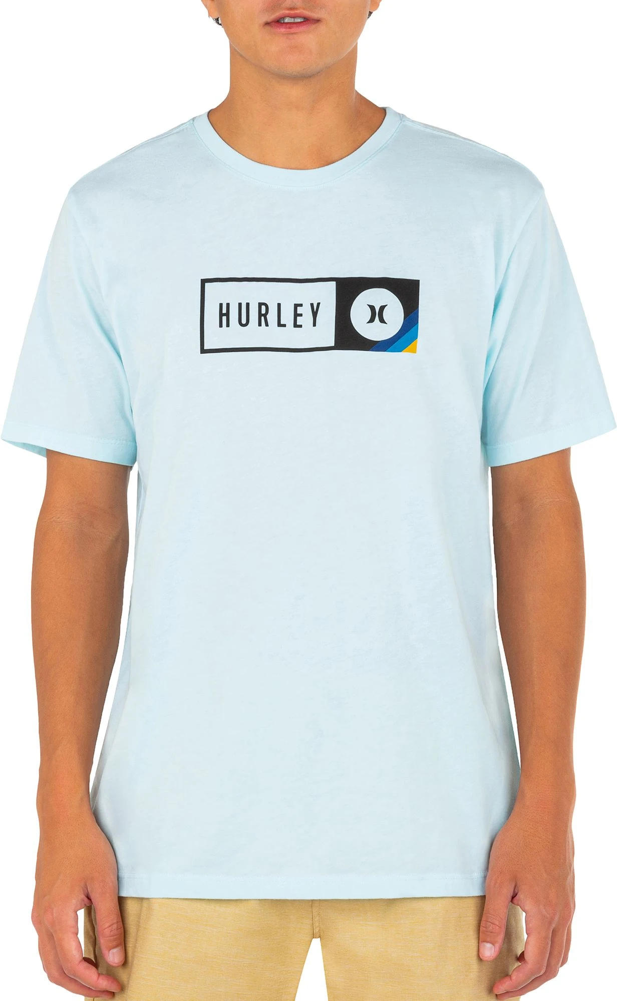 Hurley Men's Everyday Washed Layup Short Sleeve Graphic T-Shirt For Men Unity Blue 3 Hurley Men's Everyday Washed Layup Short Sleeve Graphic T-Shirt For Men Unity Blue