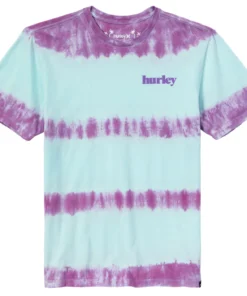 Men's Hurley Everyday Washed Wave Short Sleeve Graphic T-Shirt For Men Obsidian