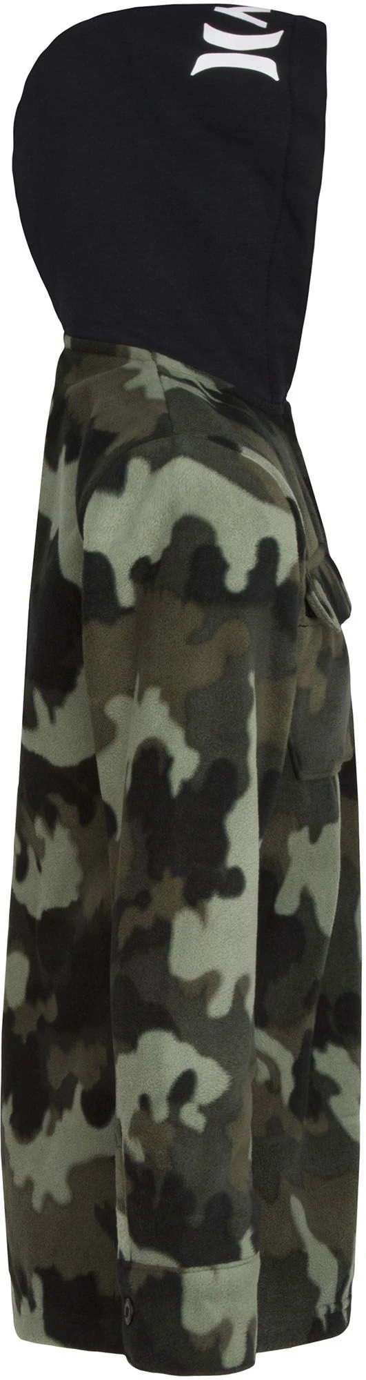 Hurley Boys' Arctic Fleece Full-Zip Hoodie For Boys' Green Camo 5 Hurley Boys' Arctic Fleece Full-Zip Hoodie For Boys' Green Camo - Image 3