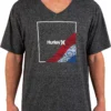 Hurley Men's Siro Built V-Neck Short Sleeve Graphic T-Shirt For Men Black -Deals The Tropi Trend Store unnamed file 963