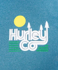 Hurley Men's H2O-Dri Easton Costal Exploration Rashguard For Men Rift Blue -Deals The Tropi Trend Store unnamed file 983