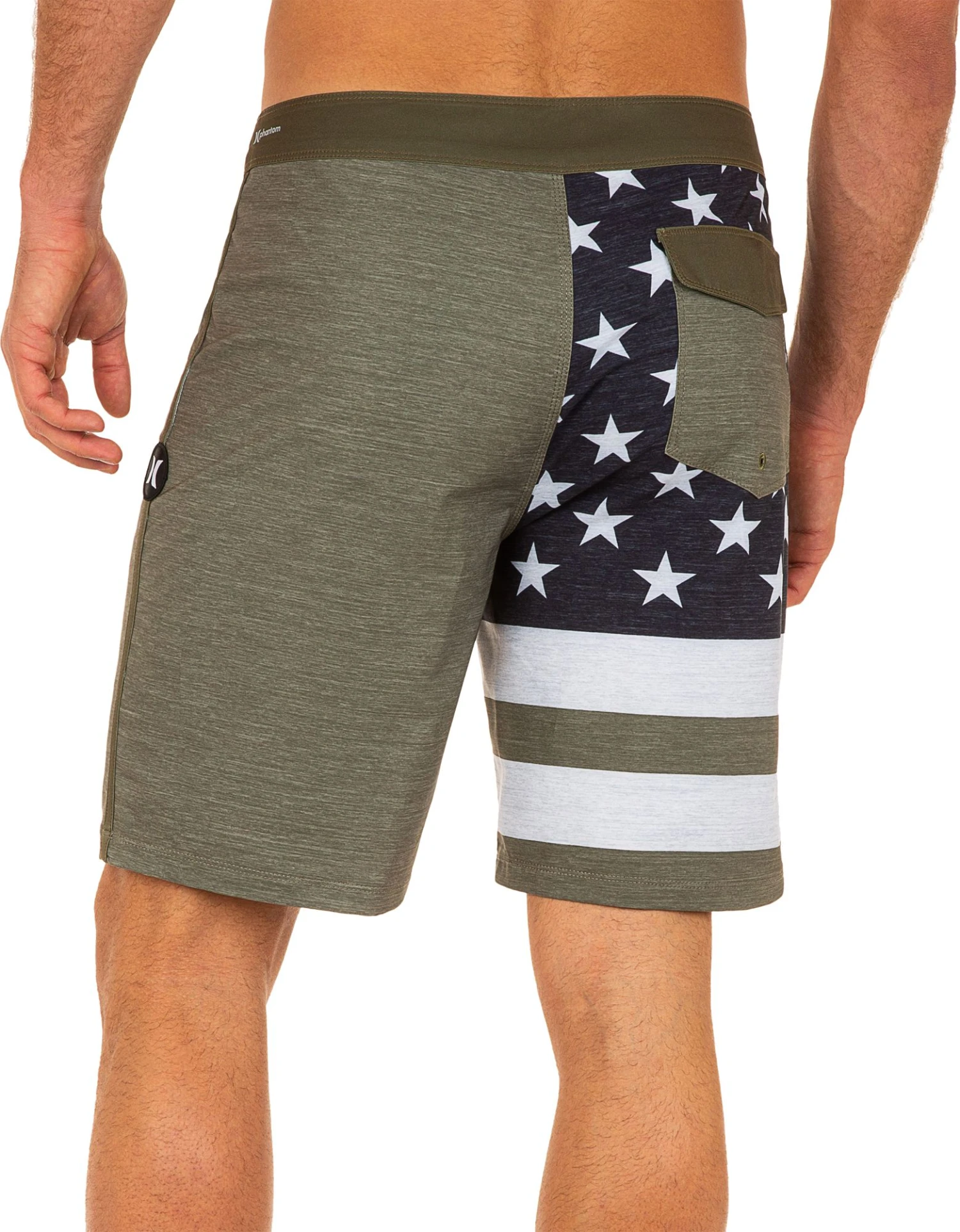 Hurley Men's Phantom Patriot 2 20'' Board Shorts For Men Medium Olive 4 Hurley Men's Phantom Patriot 2 20'' Board Shorts For Men Medium Olive - Image 2