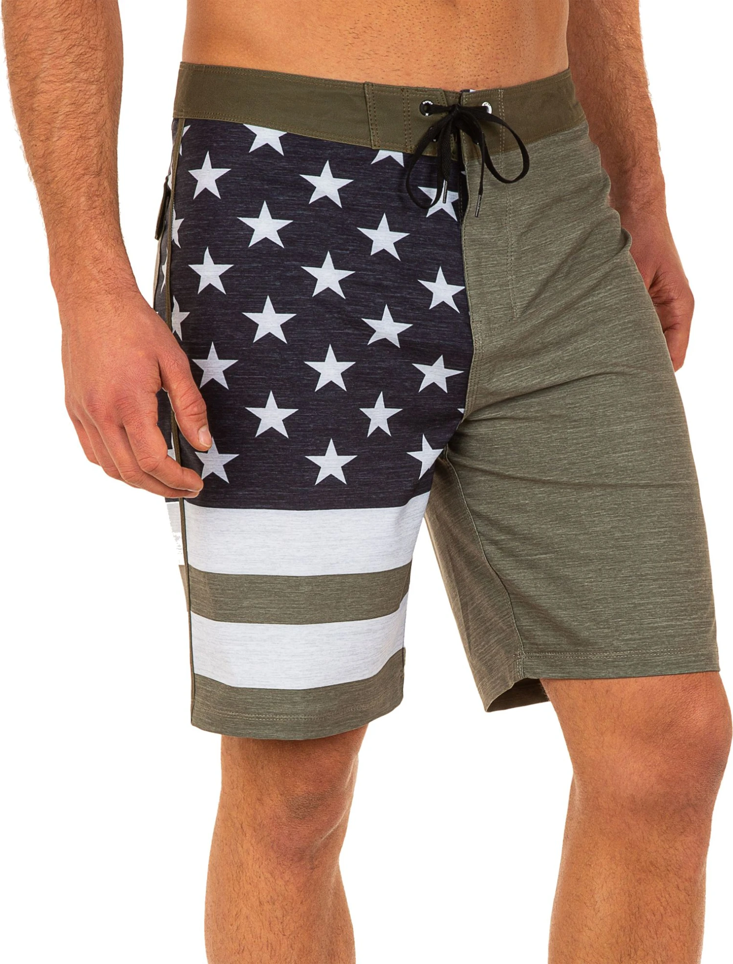Hurley Men's Phantom Patriot 2 20'' Board Shorts For Men Medium Olive 6 Hurley Men's Phantom Patriot 2 20'' Board Shorts For Men Medium Olive - Image 4
